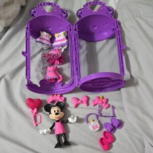 Disney Minnie Mouse Dress Up Pink and Purple Play Set